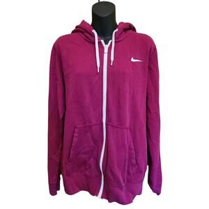 Woman's Pink Nike full zip  Hoodie XL
